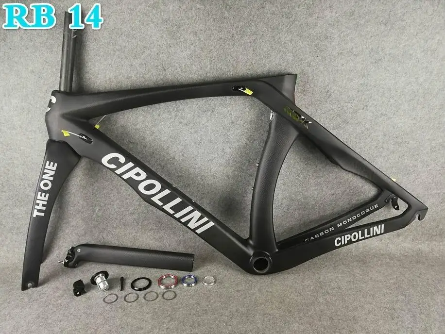 Discount 2018 Cipollini RB1K THE ONE Naked Matte Rahmenset Road Bicycle Glossy Full Carbon Road Frameset Complete Carbon Frame Silver 27