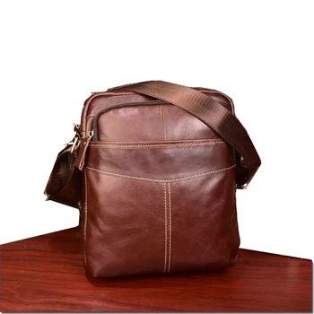 

Fashion men's bag ipad leather Genuine leather Messenger bag fashion casual business bag crossbody bag male leather handbag