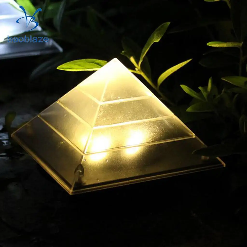 Baolaze уличный светодиодный светильник на солнечных батареях, дорожка, дорожка, наземный светильник, теплый белый/белый