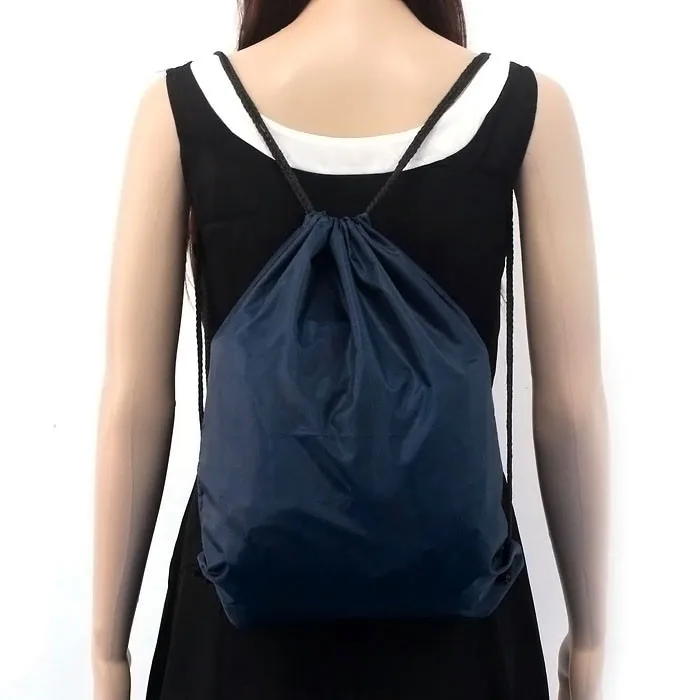 High Quality Nylon Drawstring Bag String Sack Beach Women Men Travel Storage Package Teenagers