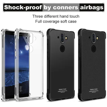 

Airbag version For Nokia 8 sirocco Case IMAK Soft TPU silicone Back Cover mobile phone cases For Nokia 8 sirocco clear cover