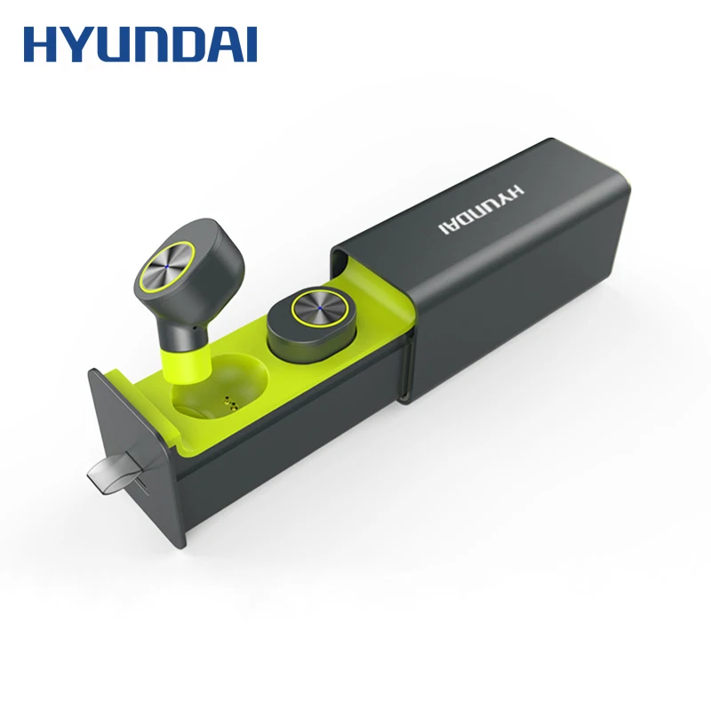 HYUNDAI Wireless Bluetooth Earphone Stereo Sports Earbuds TWS In Ear