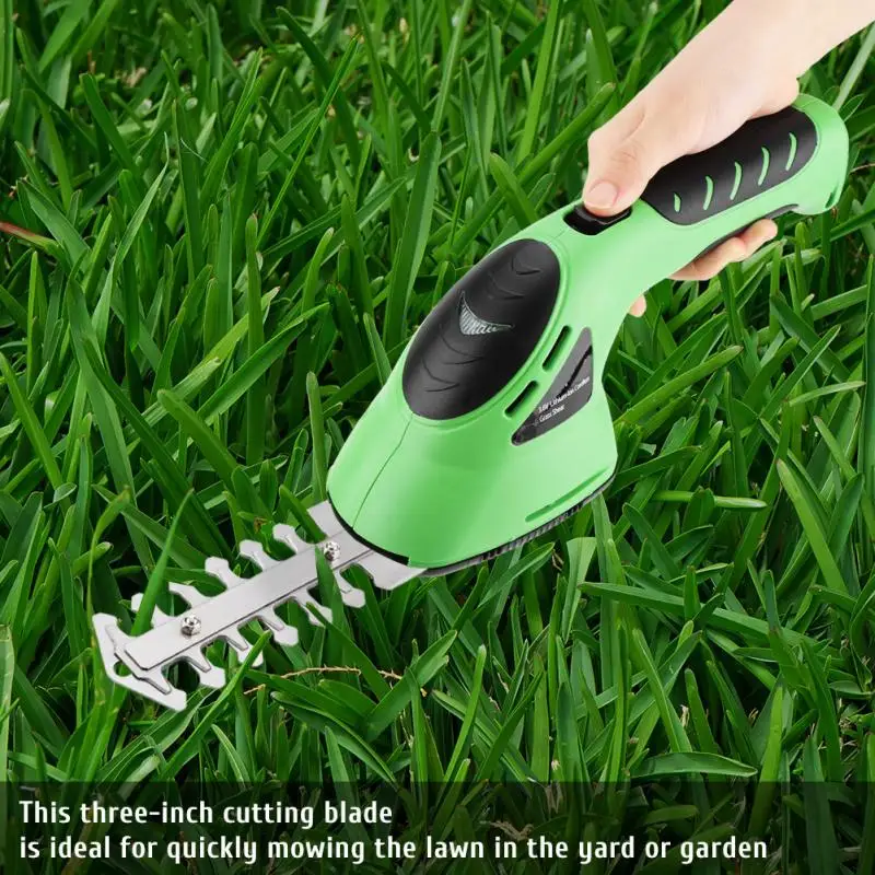 3.6V Rechargeable Hedge Trimmer Grass Cutter Lawn Mower Garden Tools EU