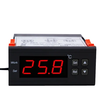 

50pcs by dhl fedex 110~220V Digital Temperature Controller Thermocouple Thermostat with Sensor Thermometer -50~110 Degree 20%O