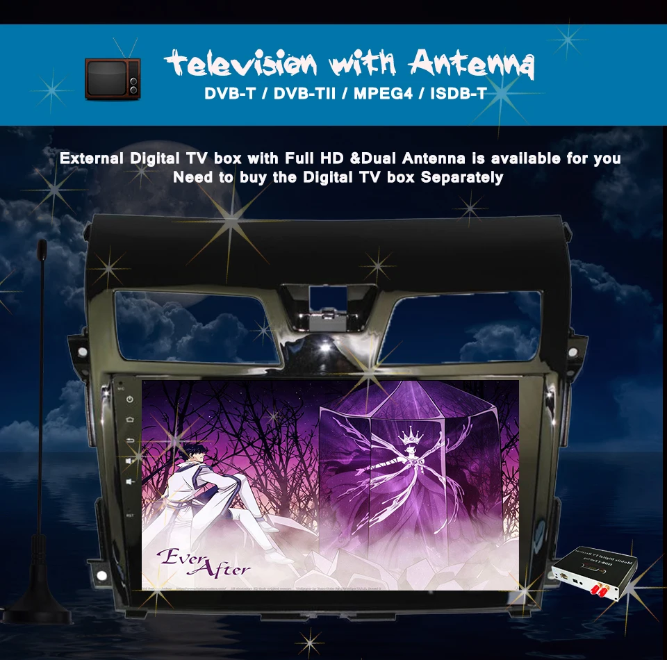 Excellent 10.1" Android 9.0 Auto Car DVD Radio For Nissan Altima Teana 2013+ Head Unit System GPS Navi OBD DVR WIFI 4+64G Octa Core Audio 11