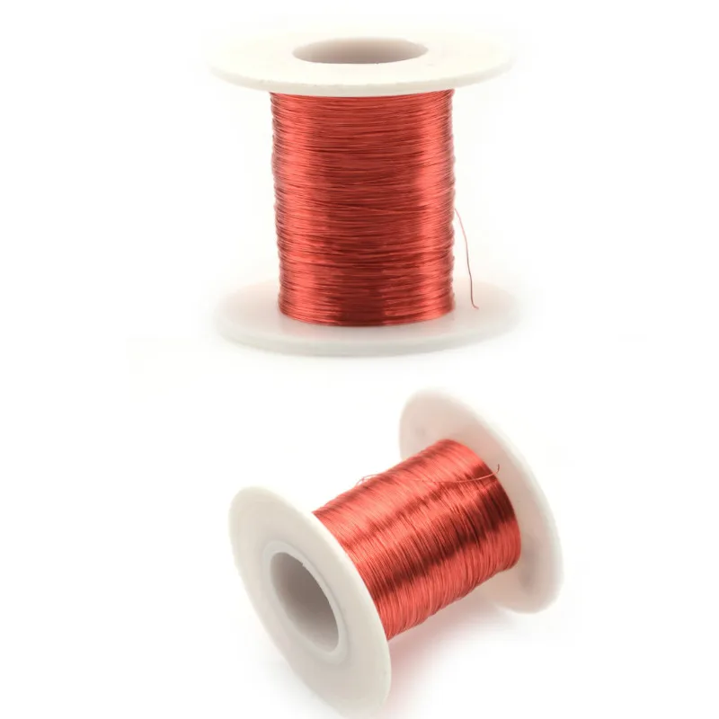 

11M*0.1mm Magnet Wire 100m*0.2mm Electric Meter Coil Winding QA Enameled Copper Wire Red Magnetic Wire For Inductance Coil Relay