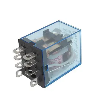 

JQX-13FL 62PL 220/240VAC Coil Voltage 2P2T 8 Pins 10A Red LED Light Power Relay