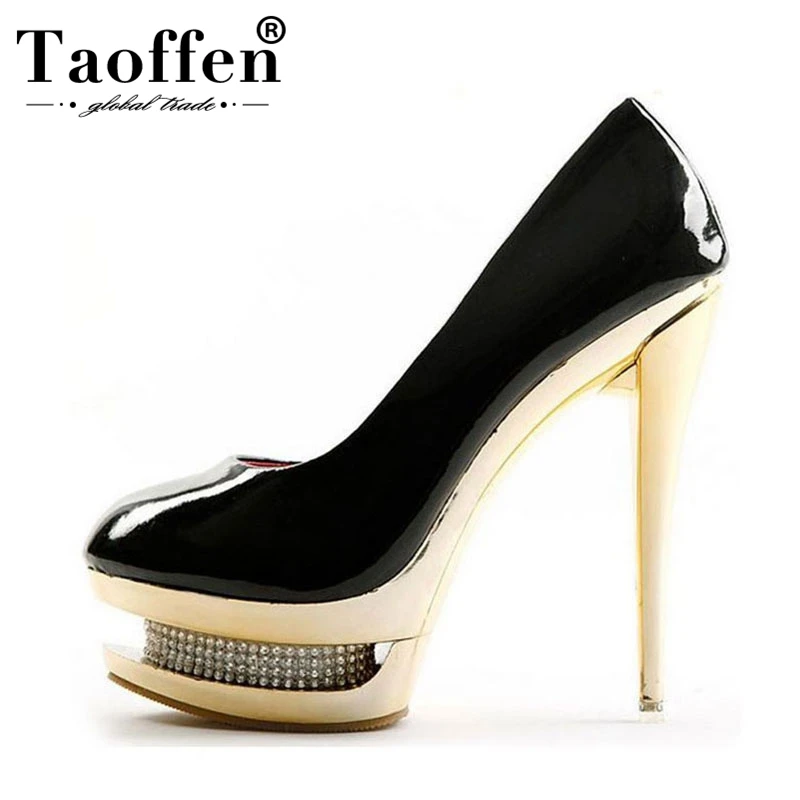 

Free shipping TAOFFEN D5601 high heel shoes heels dress women fashion sexy pumps size 34-40