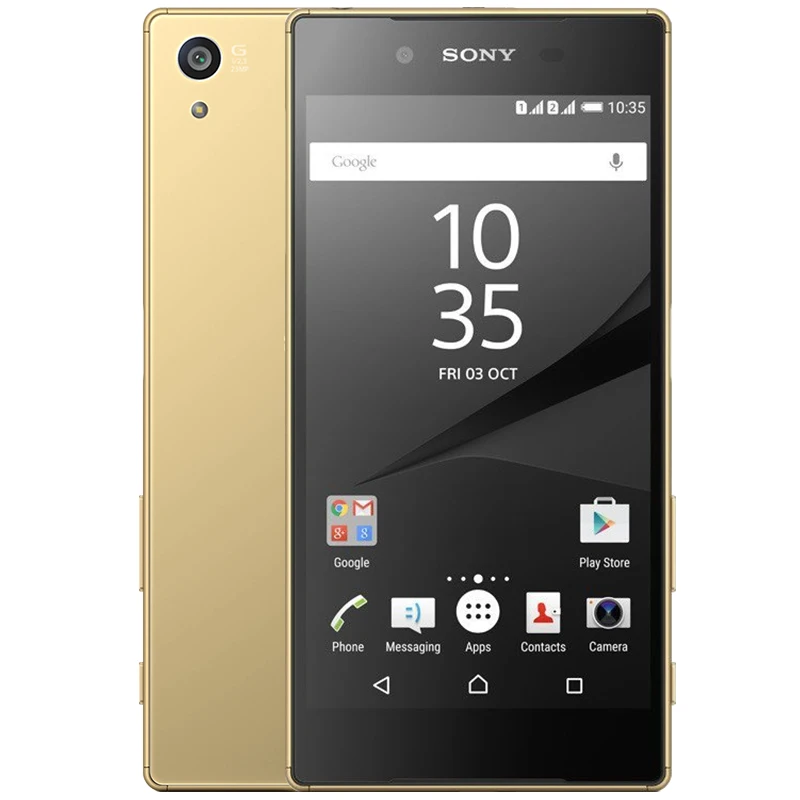 Разблокированный мобильный телефон sony Xperia Z5 E6653 Octa Core 5,2 дюймов GSM WCDMA 3 Гб ram 32 ГБ rom LTE 23MP Android