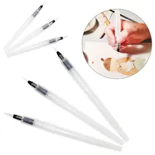 Водно-Цветная кисть водные кисти 3 шт. набор нейлоновых волосяных 1 комплект многоразового ручка для рисования товары для рукоделия канцелярские принадлежности