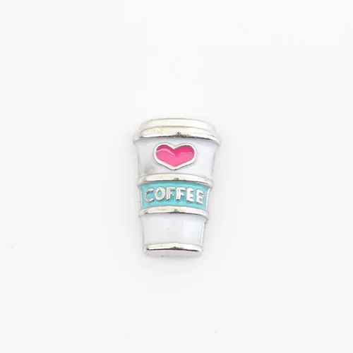 

Coffee cup, Floating charms,Fit floating charm lockets, FC1025