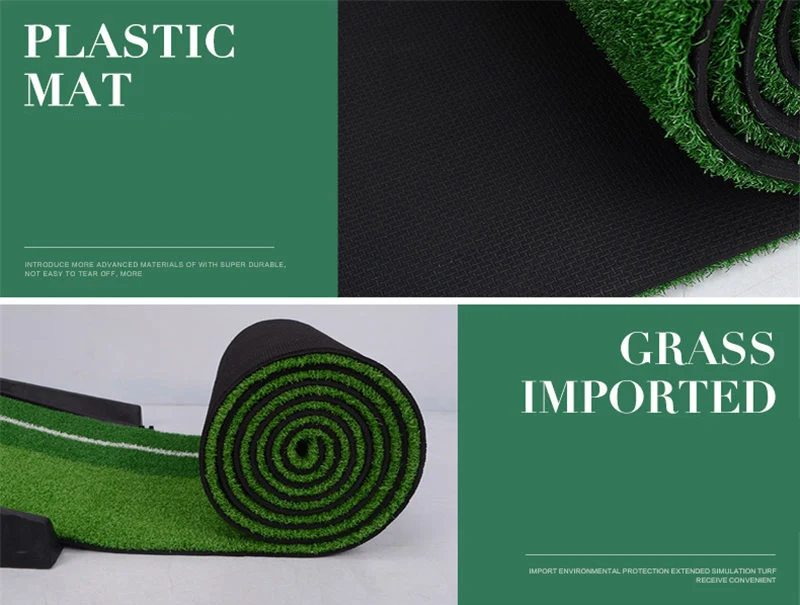 PGM indoor Golf Putter Practice Set Putting Green Trainer Green Mat Automatic Return Fairways Equipment Golf Training Aids (13)