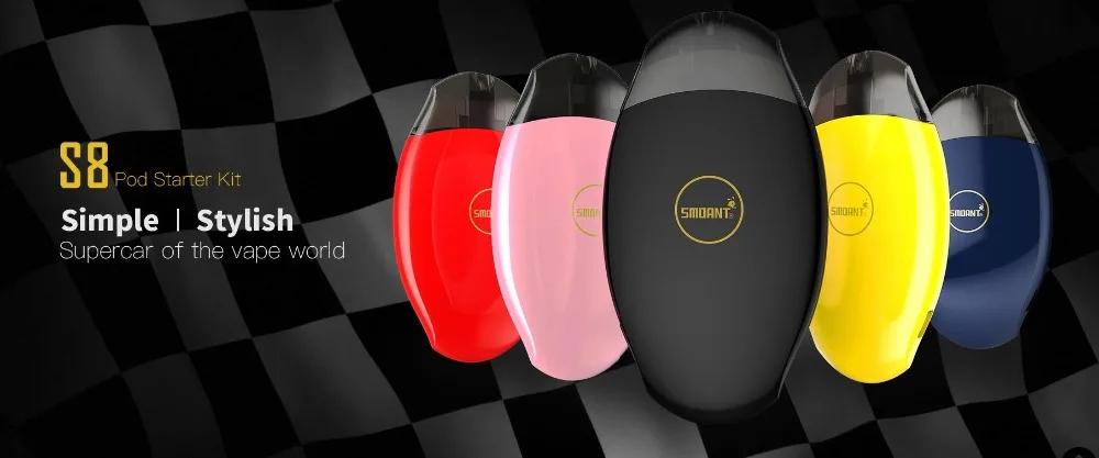 Newest Cartridge pod vape Kit Smoant S8 Pod Starter Kit All-in-one System 2ML Capacity Catridge With 370mAh Internal Battery 01 (2)