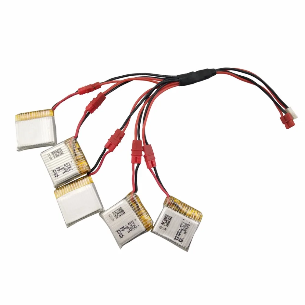 SYMA X21 X21W x26 Квадрокоптер запасные части drone батарея с 5 шт 3 7 V 380mah литиевая 1