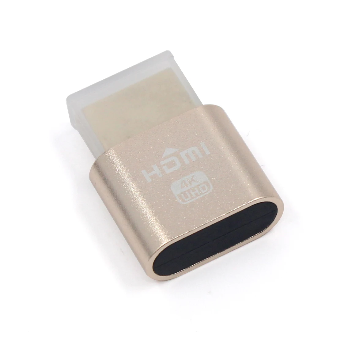 100 Pcs VGA Virtual Display Adapter HDMI 1.4 DDC EDID Dummy Plug Headless Ghost Display Emulator Video card Lock plate