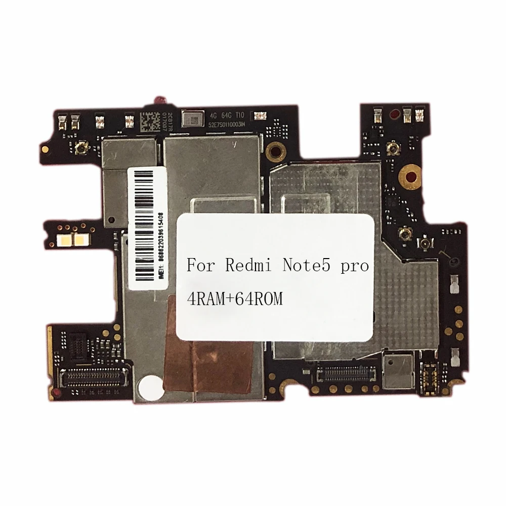 

OUDINI UNLOCKED 4G RAM 64GB ROM work for Redmi Note5 PRO motherboard 4+64 International Edition