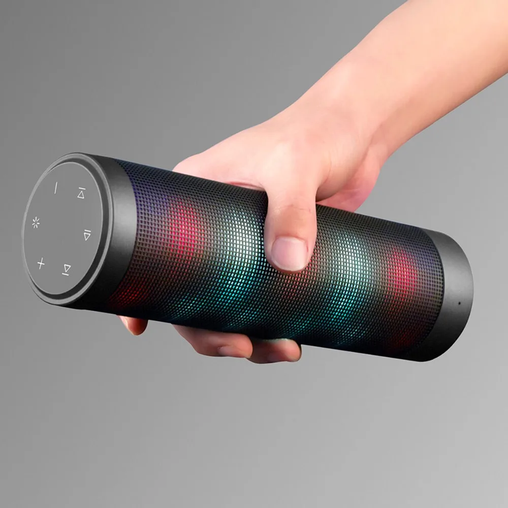 LED Bluetooth Speaker Support EQ USB Colorful Bluetooth Speaker Build