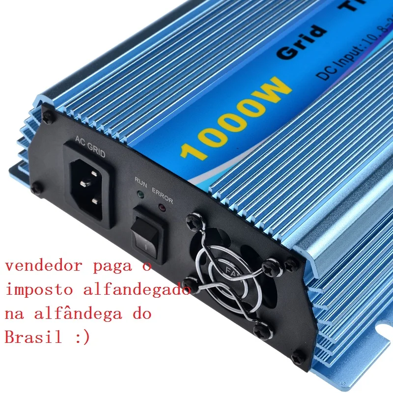 

1000W 22-50VDC 90-260VAC Pure Sine Wave Grid Tie Micro Inverter For Vmp30V/36V