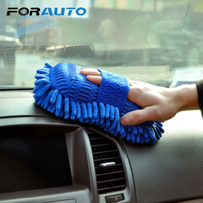 

FORAUTO Car Cleaning Sponge Car Window Cleaning Brush Car Washer Auto wash gloves Car Accessories
