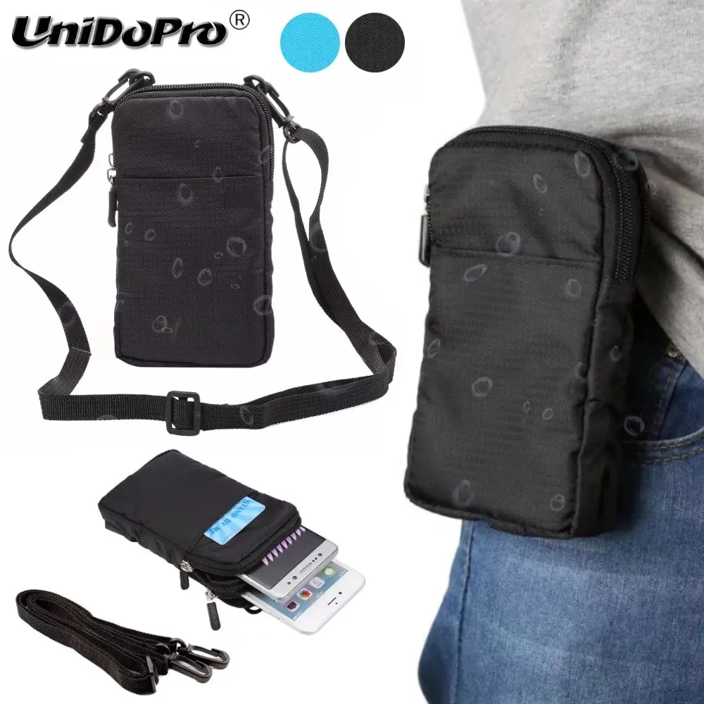 

Multi-function Phone Pouch Case for Oukitel U18 K6 K5 K3 U22 C4 C5 C8 K8000 K5000 K4000 Plus Mix 2 Phone Wallet Cover Waist Bag