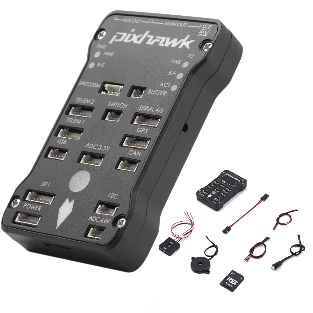 Контроллер полета RC 1 комплект Pixhawk 2.4.8 32 бит ARM PX4FMU PX4IO Combo для игрушек|Детали и