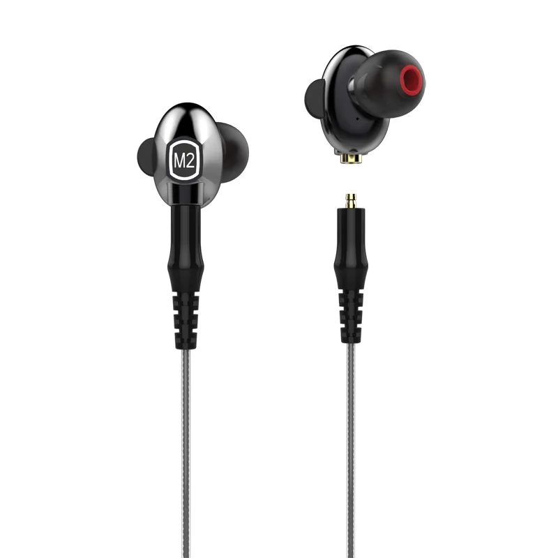 M2 Bluetooth гарнитура снижение шума Двойное действие катушки беспроводной спортивные стерео наушники с микрофоном для телефона