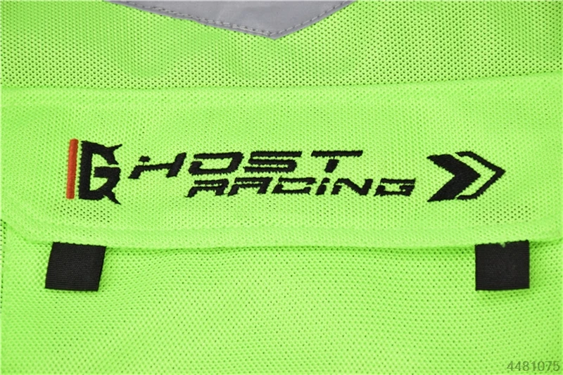 Жилет для мотокросса GHOST RACING, 3 шт., защитная Экипировка, мотоциклетная куртка, Светоотражающая полоса, защитный жилет для езды на мотоцикле, Байкерский жилет