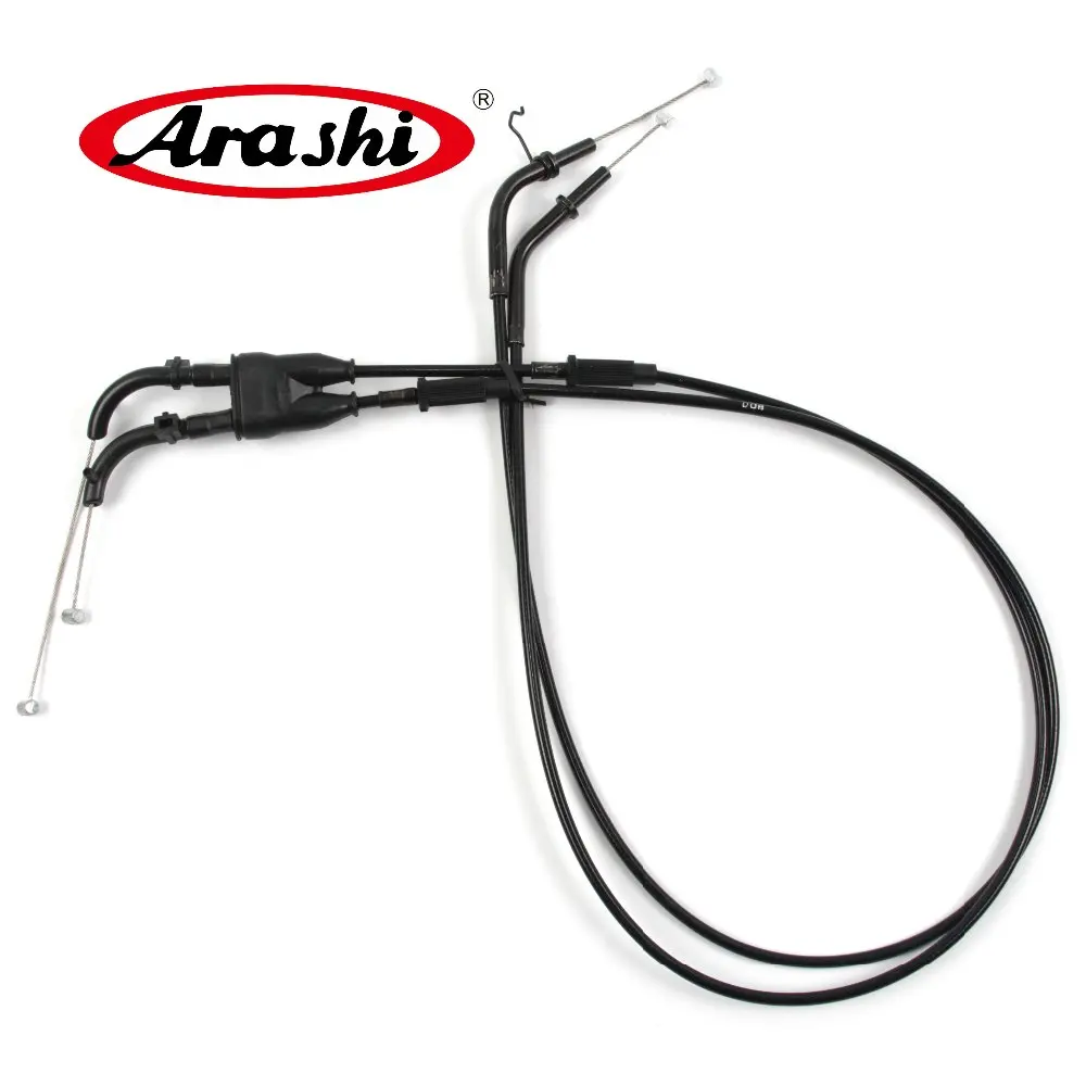 Arashi ZX 6R 2007 2008 Throttle Cable Stainless Rubber Throttle Cable