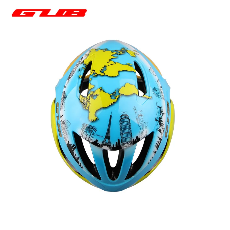 

New GUB Map World Map MTB Road Helmet Bicycle Racing/Cycling EPU Integrally-Molded Helmet 57~62cm EPS PC Safe Helmet