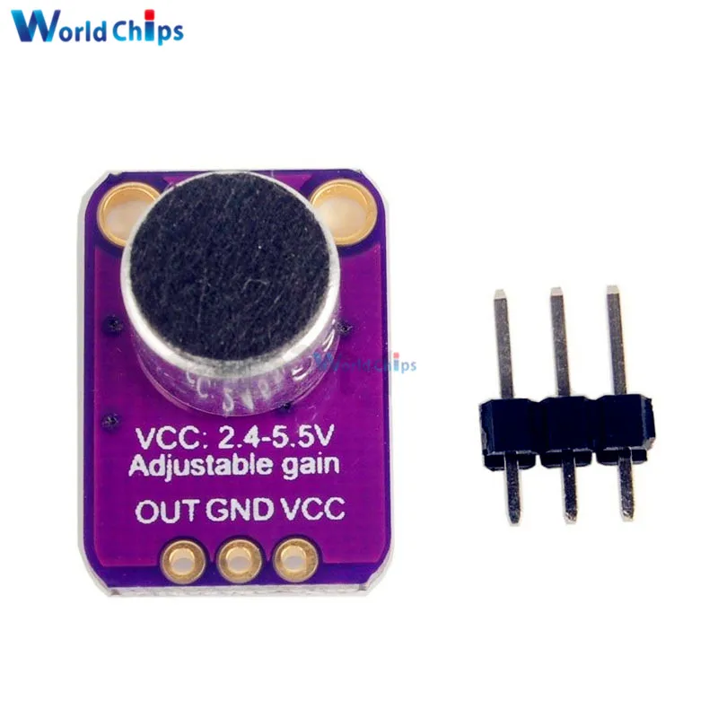 GY MAX4466 MAX4466 Electret Microphone Amplifier Module Adjustable Gain