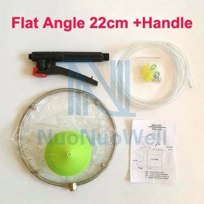 Flat Angle 22cm NuoNuoWell сельскохозяйственный пестицидный возвратный опрыскиватель грейпфрут отек увеличение урожайности сельского хозяйства Ультра тонкое противотуманное сопло высокого давления - Цвет: Flat Angle 22cm
