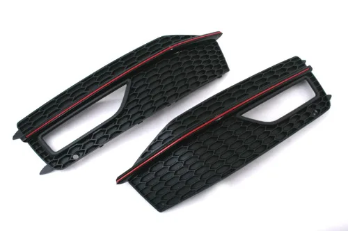 

Fog Light Grille With Red Strip For Audi A4 B8