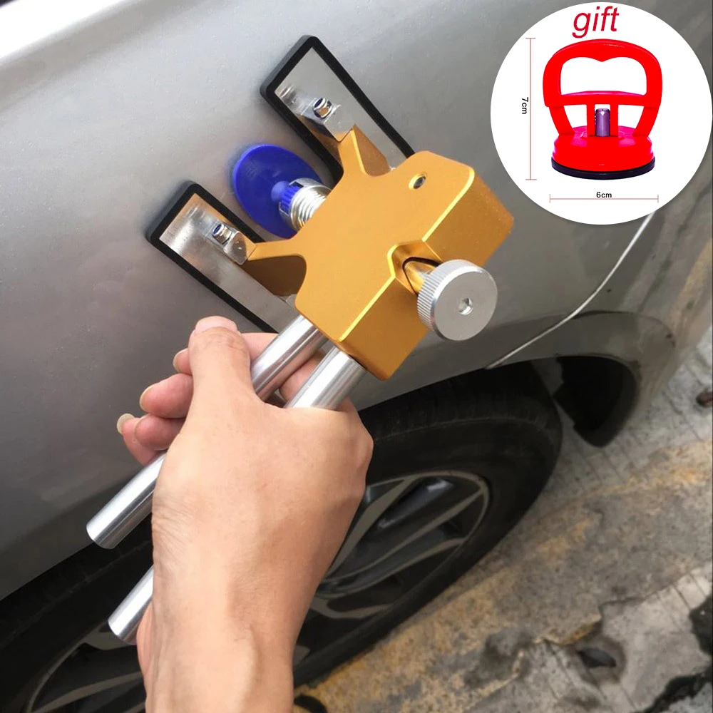 

Adjustable Gold Pressure Pliers Car Dent Repair Puller Kit Car Body Dent Removal Tool 24 Tabs Dents Repair Send a Small Gift