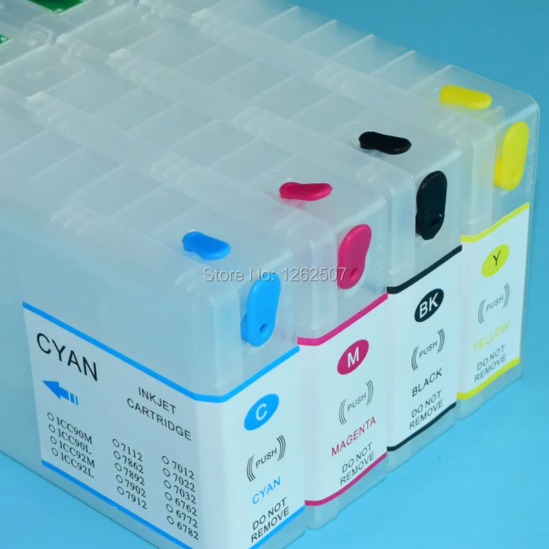 ЕС T789XXL T790XL T791 Refillable патрон чернил для принтера Epson WF 4630 4640 5110 5190 5620 5690 принтер|arc