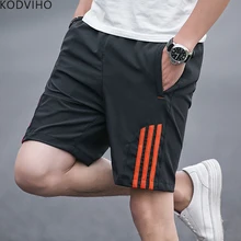 Мужские шорты для фитнеса, повседневные летние шорты больших размеров, быстросохнущие спортивные штаны для бега, бермуды, облегающая пляжная одежда, Masculino XL