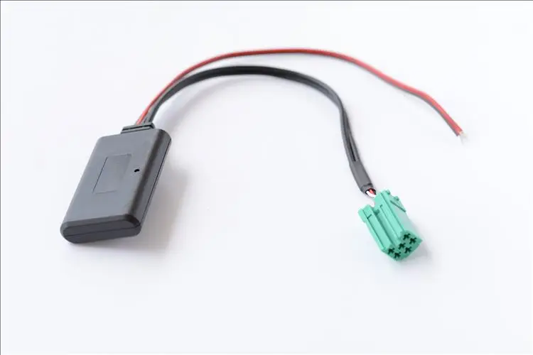 Bluetooth модуль ISO 6 Pin AUX Кабель-адаптер для Renault Clio Kangoo megane Scenic сценическая рампа |