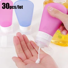30 шт./партия шампунь с силиконом гель-лосьон для душа суб-розливальная трубка инструмент для выдавливания бутылки для путешествий персонализированные образцы бутылки для лосьона