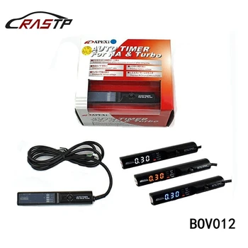 

RASTP Universal Apexi Turbo Timers Original Color Box for NA & Turbo Control Led Digital Display Red White Blue Light RS-BOV012