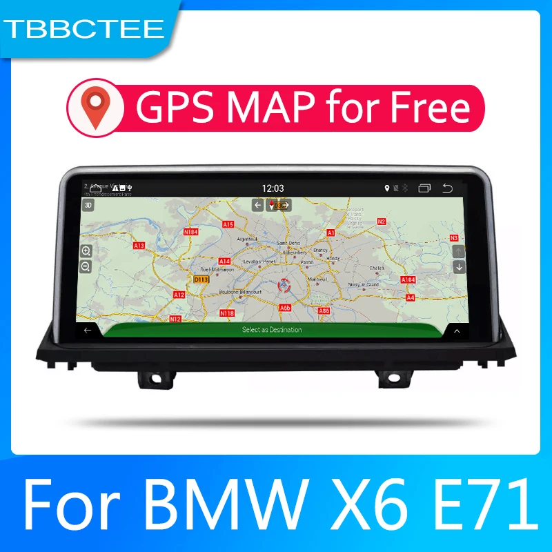Flash Deal 2din Car multimedia Android Autoradio Car Radio GPS player For BMW X6 E71 2011-2013 Bluetooth WiFi Mirror link Navi 4