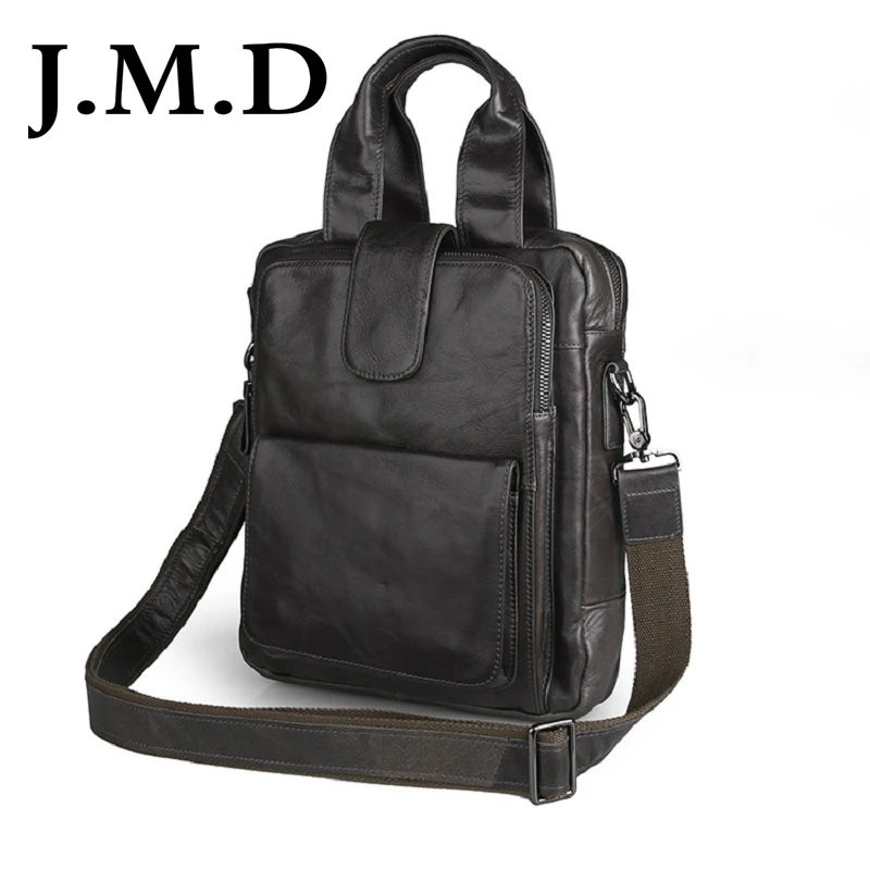 J M D 2017 New Arrival 100 Genuine font b Leather b font Messenger Bag Genuine