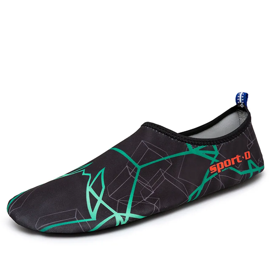 الصيف أحذية ماء الرجال تنفس المنبع أكوا أحذية امرأة صنادل شاطئ السباحة الغوص الجلد أحذية نهر البحر النعال