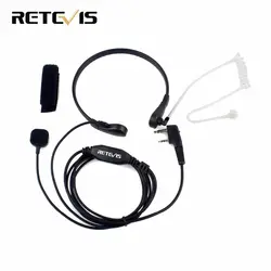 Retevis горло Mic PTT Динамик для Kenwood BAOFENG UV-5R Baofeng BF-888S Retevis H777 Retevis RT3 RT-5R TYT QUANSHENG HamRadio