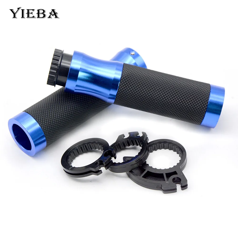 For YAMAHA YZF R25 YZF R3 YBR 125 YZF R15 XT660 TMAX 500 530 7/ 8 "22mm Motorcycle Grips Handle CNC&Rubber Universal Gel