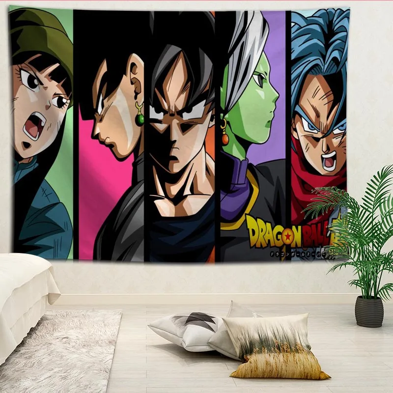 Пользовательские Dragon Ball печатных гобелены пляжное полотенце Йога коврик Одеяло Бохо Декор гобелен больше размер