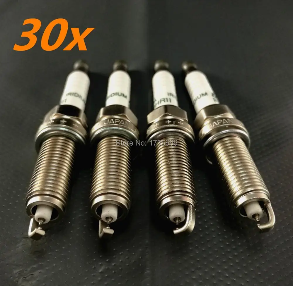 30x Auto Car Iridium Spark Plug Fxe20hr11 22401jd01b For Nissan March