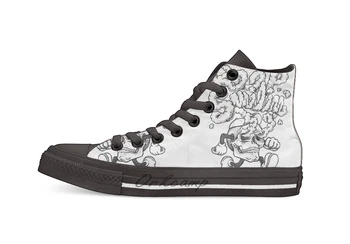 

Keep Silin' Casual High Top Canvas shoes sneakers For Drop shipping