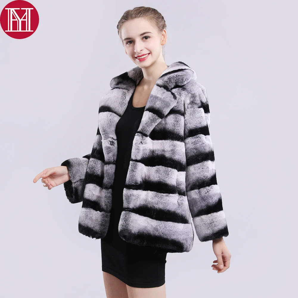 

2019 Women Real Fur Coats Luxury Full Pelt Real Natural Rex Rabbit Fur Overcoats Winter High Quality Lady Rex Rabbit Fur Jacket
