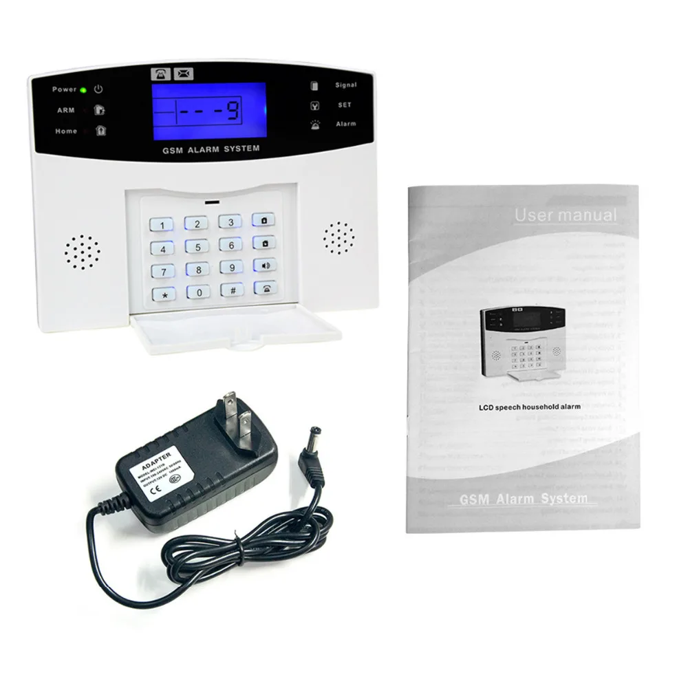 

DANMINI Security GSM 500 Alarm Host systems Wireless Frequency 315MHz LCD Display Kit Alarm An-theif For Home security System
