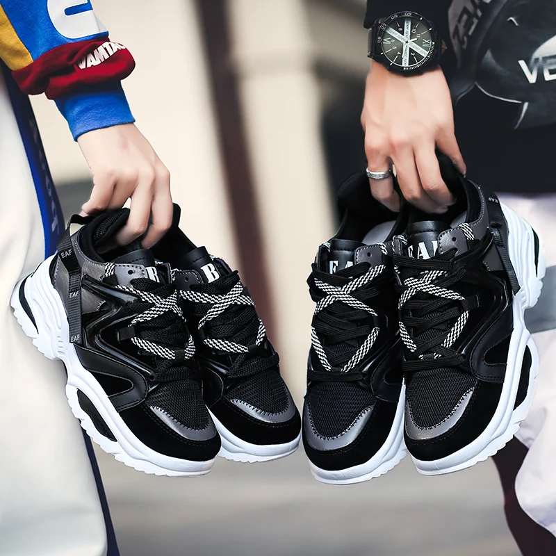 Повседневная женская обувь на платформе, мужские кроссовки для бега, увеличивающие рост 6 см, тройные кроссовки S INS, спортивные женские кроссовки для ходьбы