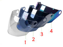 shield for half face motorcycle helmet visor replacement glasses Lens for BLD-M12